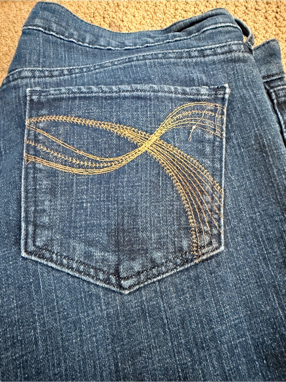 “The Flirt” Old Navy Blue Jeans size 16 - Picture 2 of 5